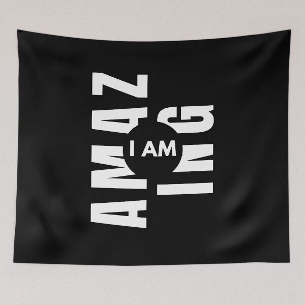 Item preview, I AM AMAZING | Positive Message | Affirmation  designed and sold by RonVivero.