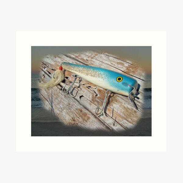 Vintage Saltwater Fishing Lure - Striper X Pert Surf Slapper Art Print for  Sale by MotherNature