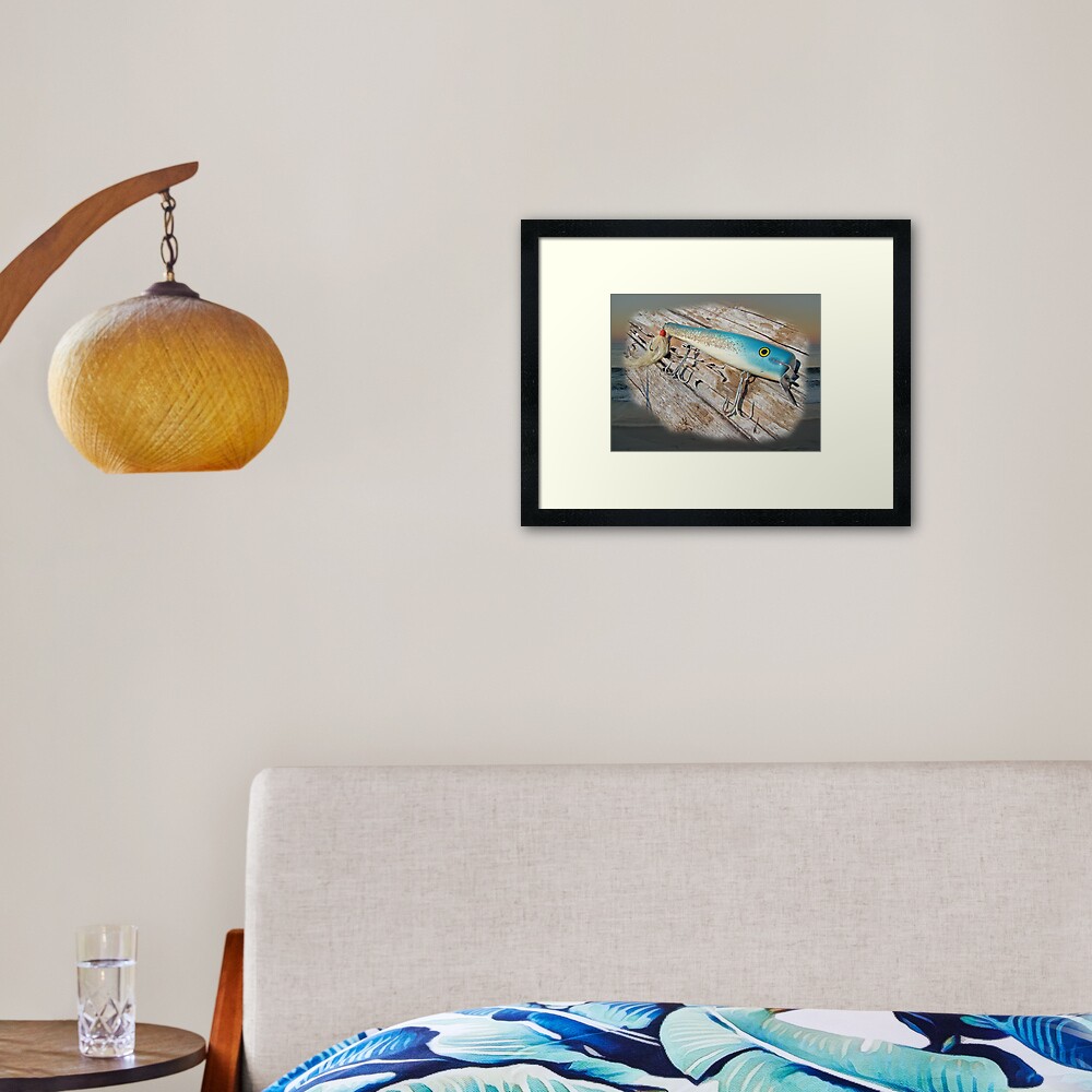 Cap'n Bill Swimmer Vintage Saltwater Fishing Lure Canvas Print for Sale by  MotherNature