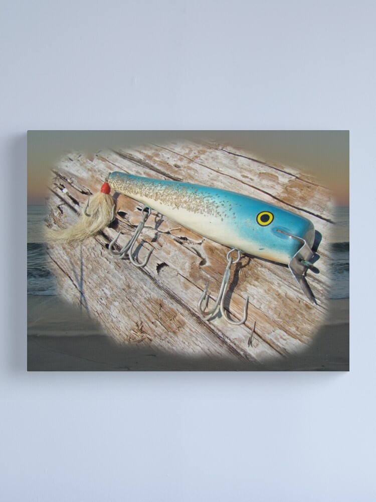 Cap'n Bill Swimmer Vintage Saltwater Fishing Lure | Canvas Print