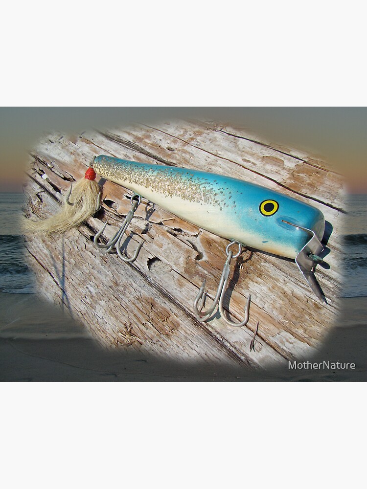 Cap'n Bill Swimmer Vintage Saltwater Fishing Lure Poster for Sale