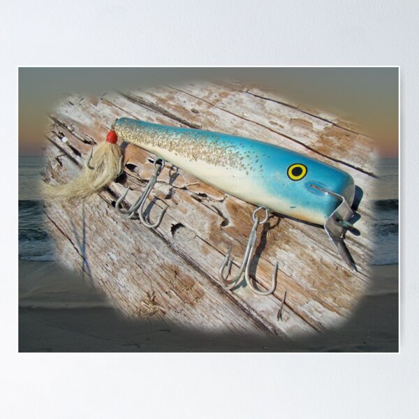 Cap'n Bill Swimmer Vintage Saltwater Fishing Lure Poster for Sale by  MotherNature