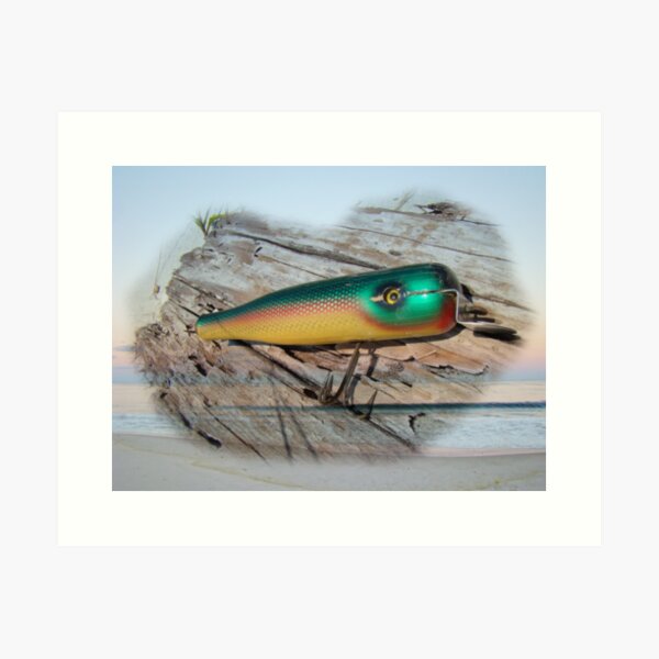 Striper Xpert Surf Slapper Antique Fishing Lure - Deep Sea Art Print for  Sale by MotherNature