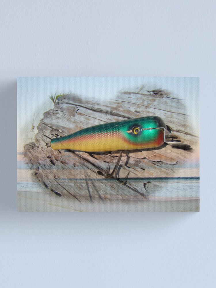 Vintage Saltwater Fishing Lure - Masterlure Rocket | Canvas Print