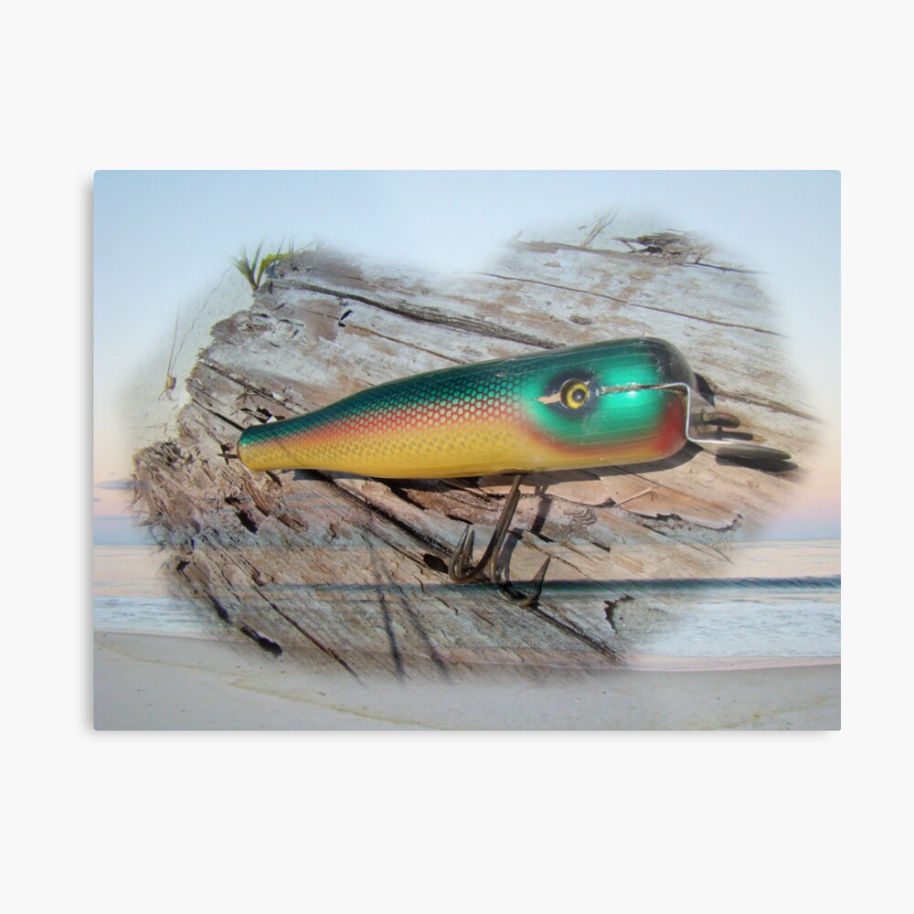 Vintage Saltwater Fishing Lure - Masterlure Rocket Canvas Print for Sale  by MotherNature