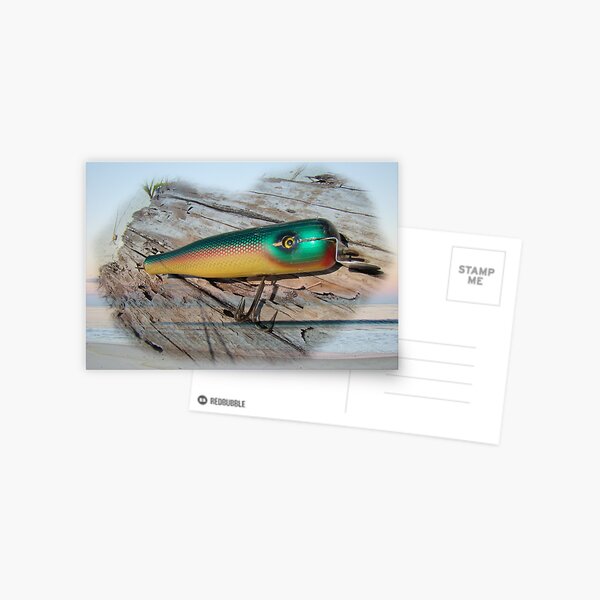 Vintage Saltwater Fishing Lure - Masterlure Rocket Greeting Card for Sale  by MotherNature