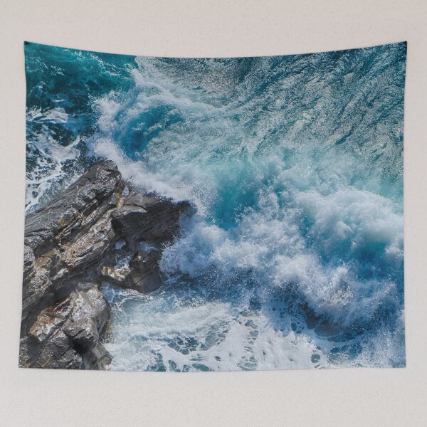 Item preview, Blue Ocean Waves designed and sold by Turkdesigner.