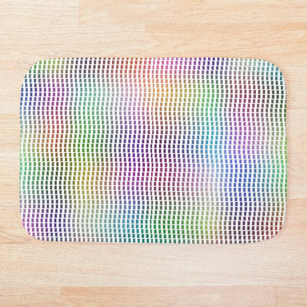 Visual Illusion, Psychedelic Art Bath Mat