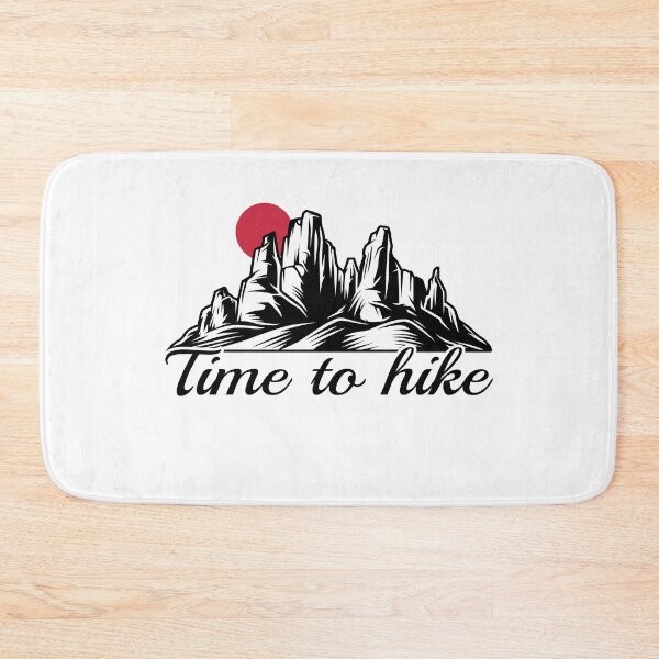 Item preview, Mountain time to hike saying climber nature designed and sold by shurikaner.