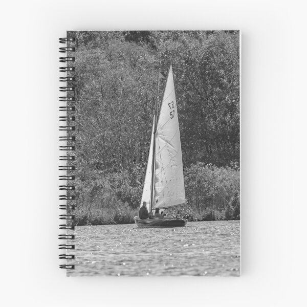 Item preview, Two women sailing a brown boat on the Norfolk Broads designed and sold by yackers1.