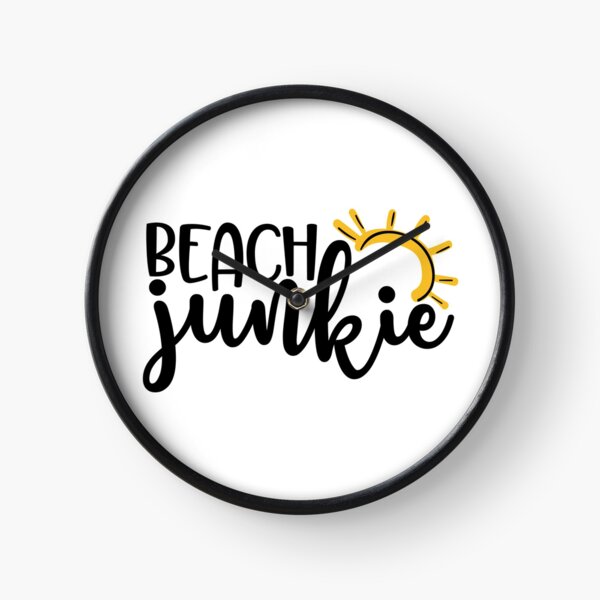 Beach junkie Clock
