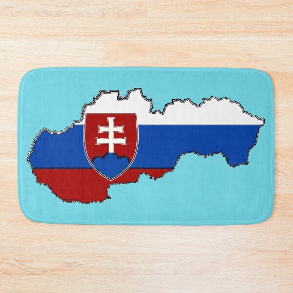 Item preview, Slovakia Map With Slovakian Flag designed and sold by Havocgirl.