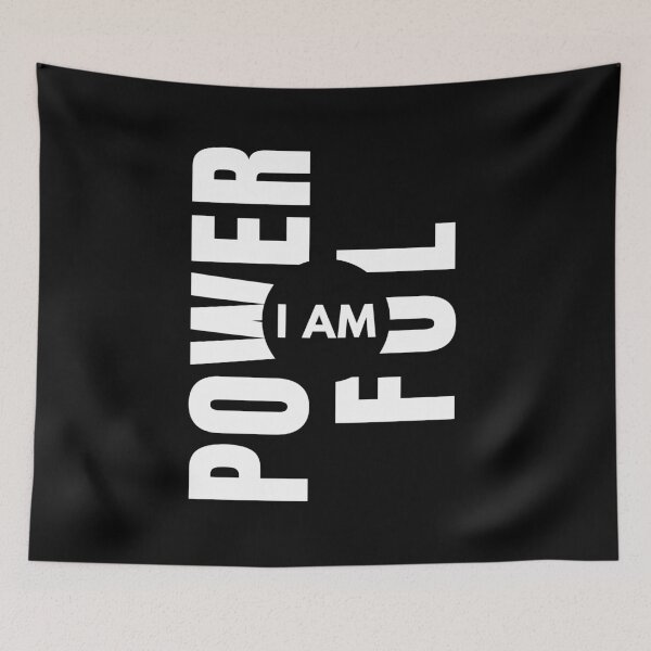 Item preview, I AM POWERFUL | Positive Message | Affirmation designed and sold by RonVivero.
