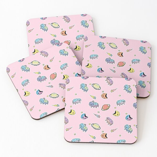 Item preview, Tardigrade Space Pattern Pink designed and sold by supermara.