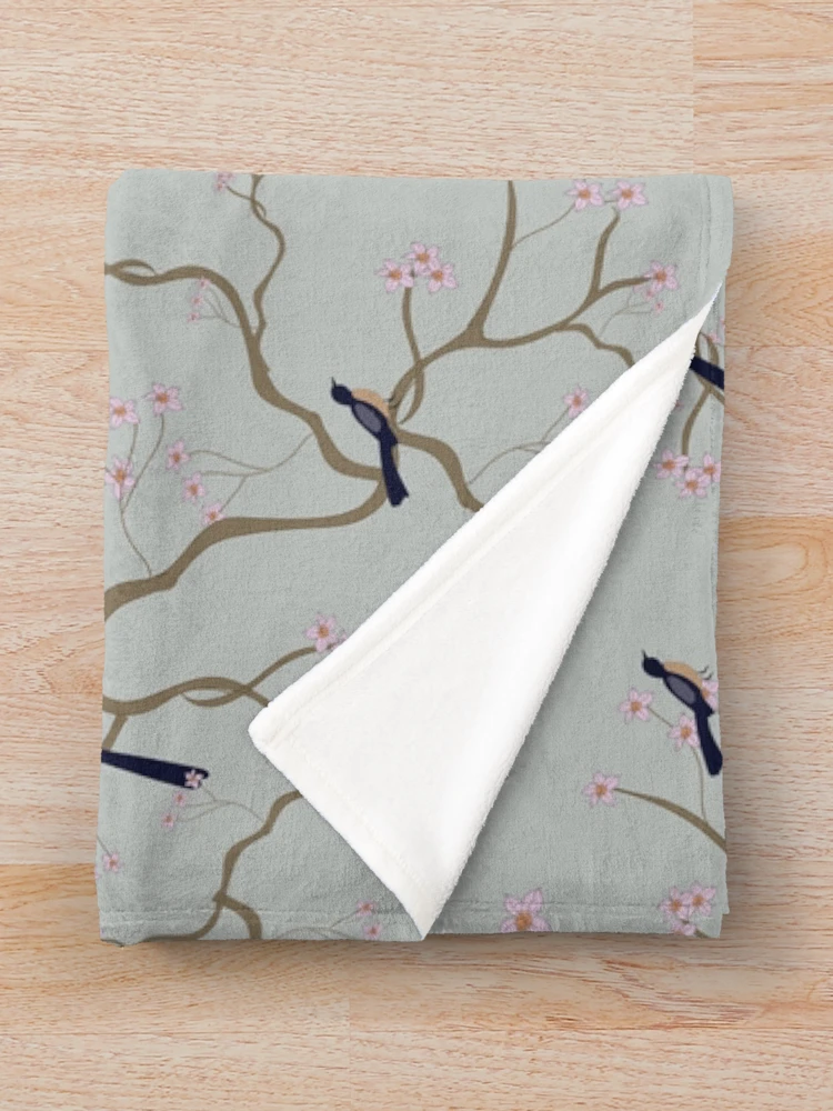 Thumbnail 3 of 6, Throw Blanket, BIRDS designed and sold by Rococodesigns.