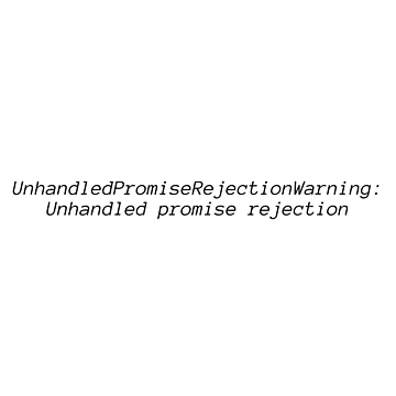 Artwork thumbnail, JavasScript UnhandledPromiseRejectionWarning by cheeryscript