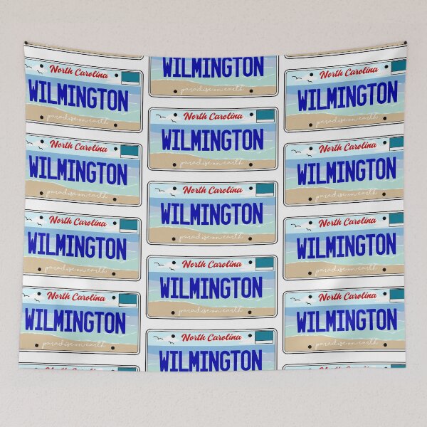 Item preview, Wilmington license plate designed and sold by cool stickerz.