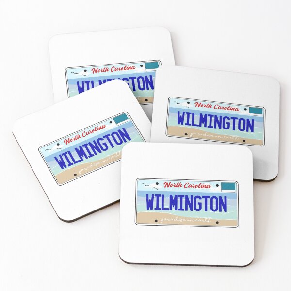 Artikelvorschau, Wilmington-Nummernschild entworfen und verkauft von cool stickerz.