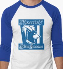 Route 7 Blue Dooms Men's Baseball ¾ T-Shirt