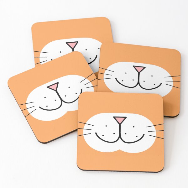 Item preview, Cat Face Mask (Orange) designed and sold by HollyCat.
