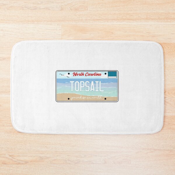 Item preview, topsail license plate designed and sold by cool stickerz.