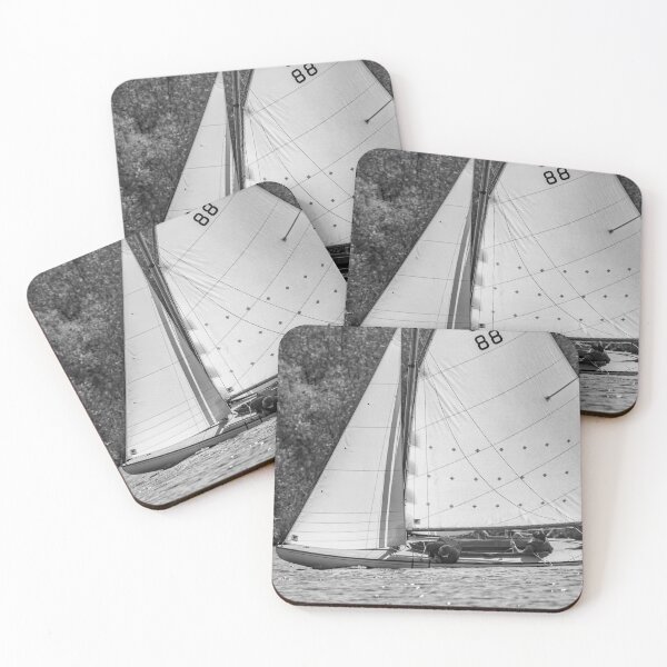 Item preview, Two men racing a brown boat on Wroxham Broad designed and sold by yackers1.