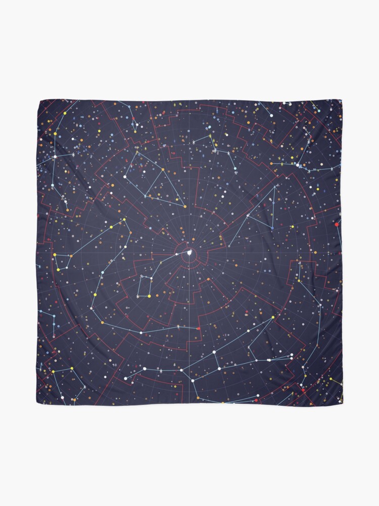 Alternate view of Night Constellations Scarf