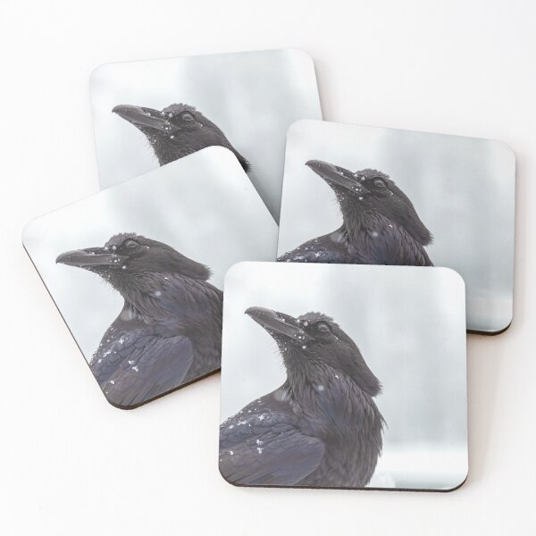 Item preview, Raven in Snow designed and sold by jvnimages.