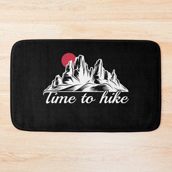 Item preview, Mountain time to hike saying climber nature designed and sold by shurikaner.