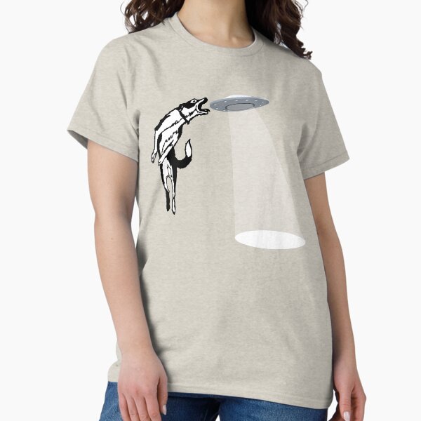 Artikel-Vorschau von Banksy Style Dog Catching Frisbee (fliegende Untertasse), designt und verkauft von Creative Spectator.