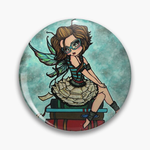 Library Fairy Pin