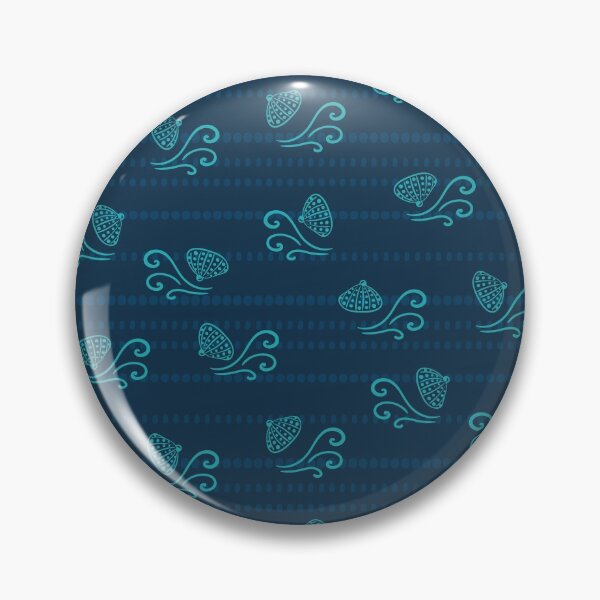 Item preview, shells and waves pattern designed and sold by rysunki-malunki.