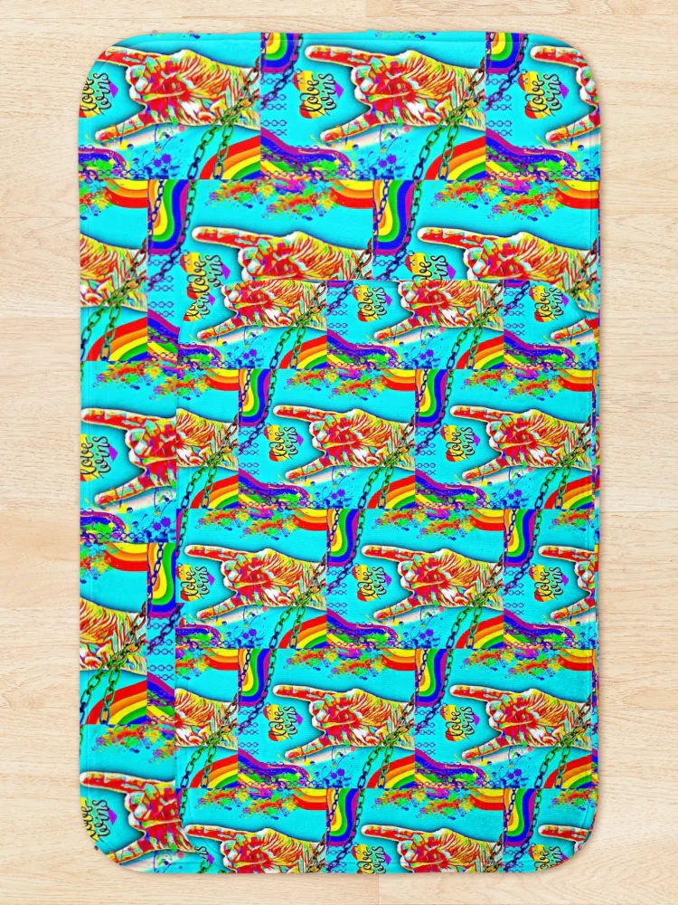 Thumbnail 5 of 6, Bath Mat, Pride Rocks designed and sold by CWeathers.