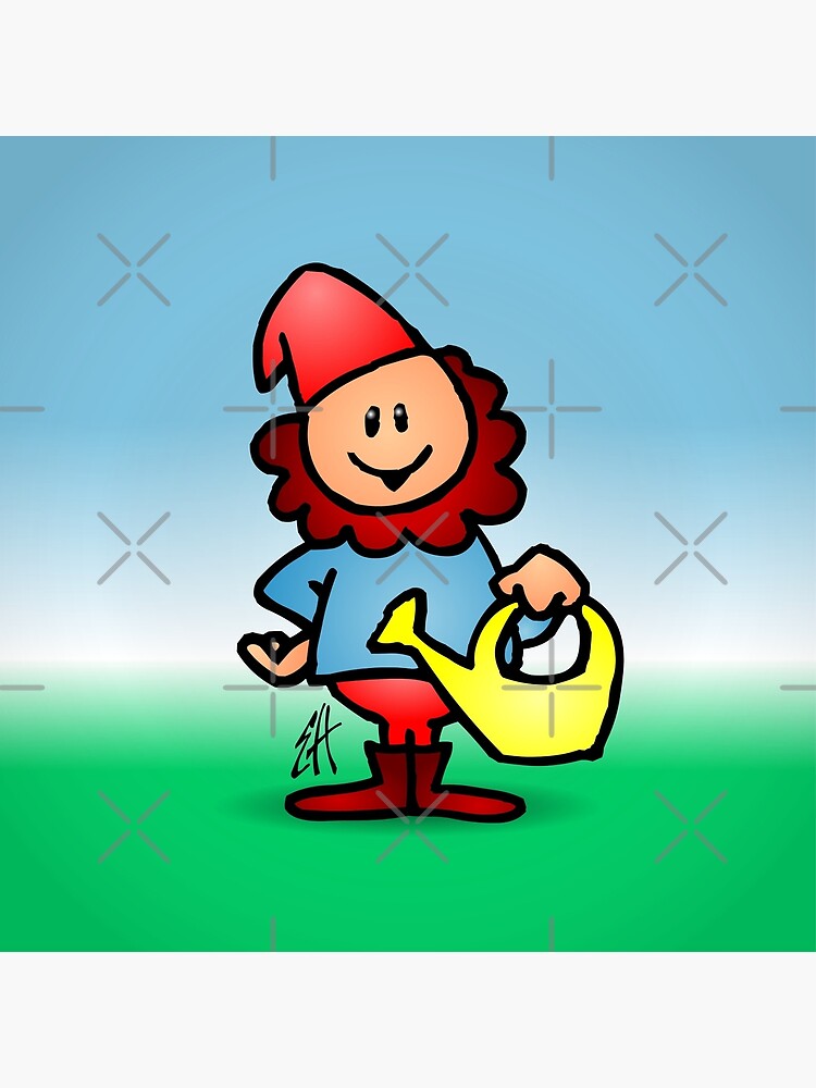 Gnome in the garden by cardvibes