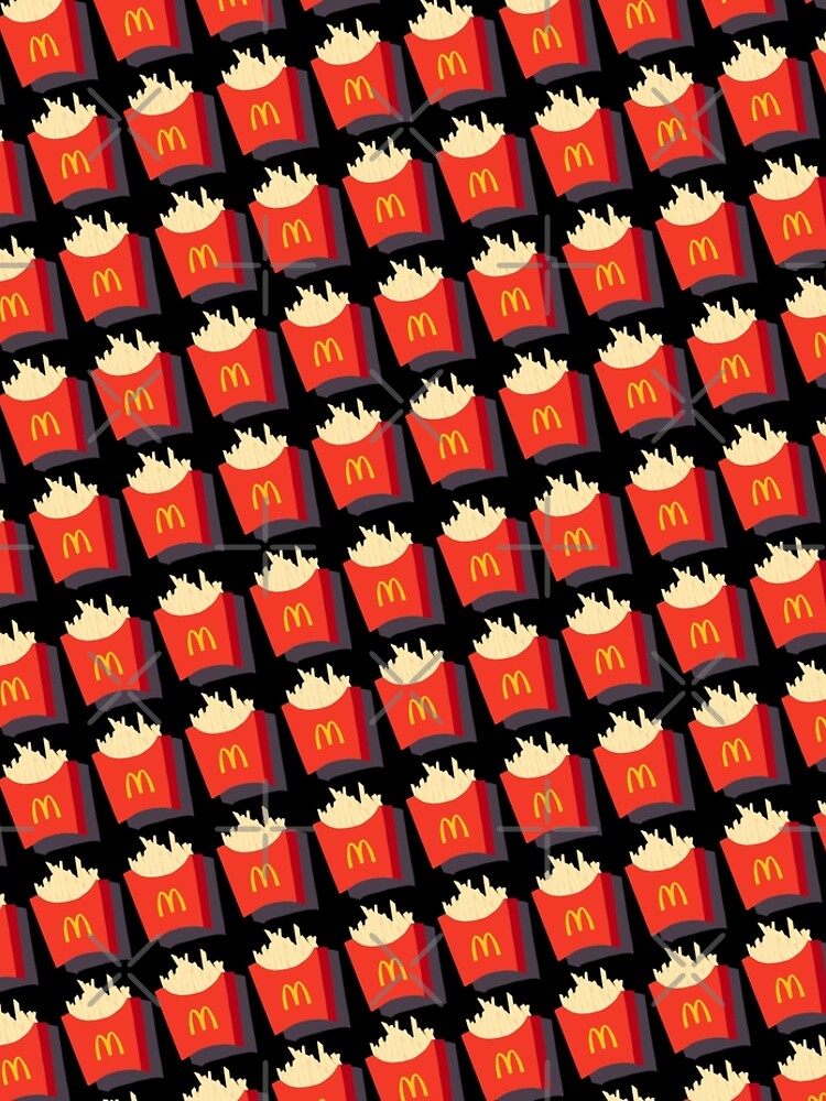 Discover Fast Food French Fries Pattern Leggings