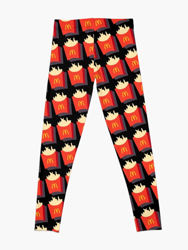Discover Fast Food French Fries Pattern Leggings