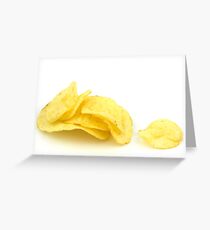 Potato Chips Greeting Card