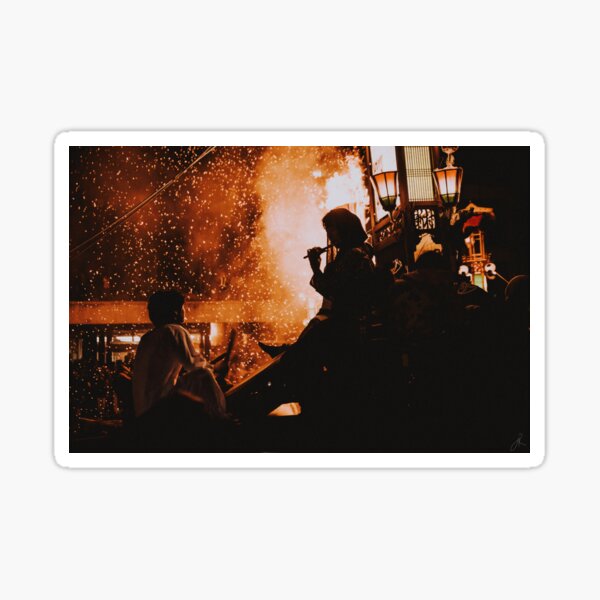 Japan Fire Festival Sticker