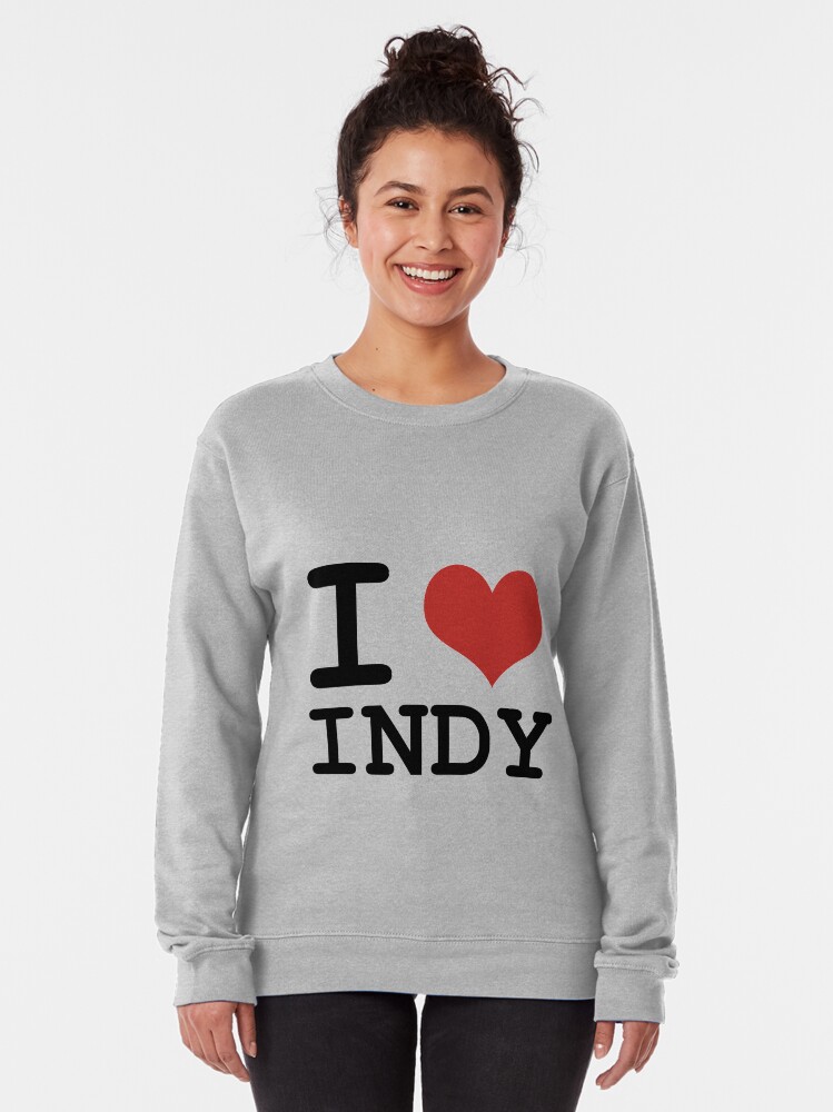Alternate view of I Heart Indy Pullover Sweatshirt
