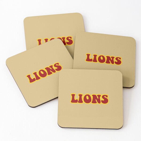 Item preview, crimson lions with gold outline designed and sold by Lauren paige.