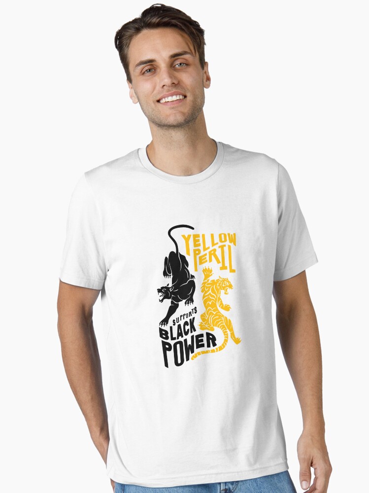 YELLOW PERIL SUPPORTS BLACK POWER\