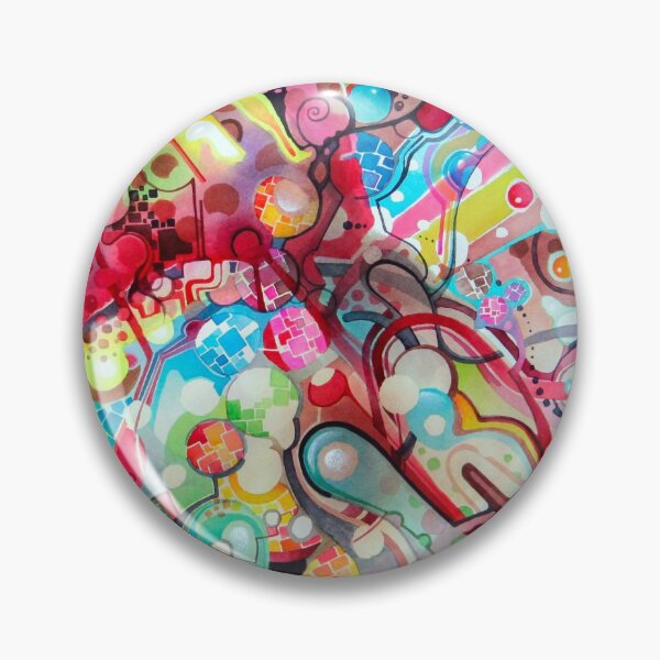 Item preview, Time-Lapse Geometry Battle - Watercolor Painting designed and sold by jeffjag.