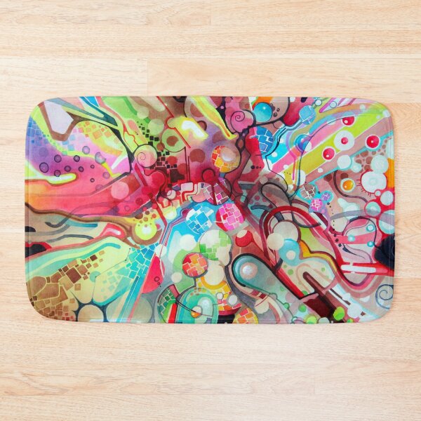 Item preview, Time-Lapse Geometry Battle - Watercolor Painting designed and sold by jeffjag.