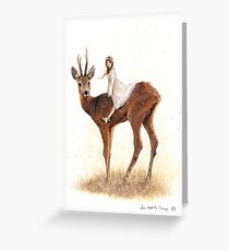 The Faery and the Deer Greeting Card