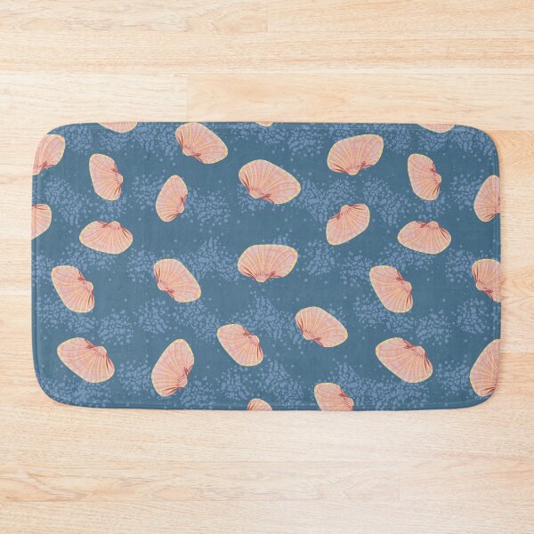 Item preview, shells and seafoam pattern designed and sold by rysunki-malunki.