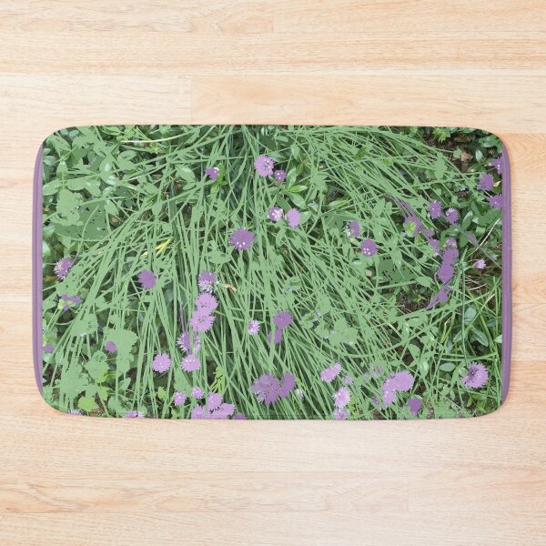 Item preview, Painted Chives, green purple beige, digitally modified photography designed and sold by djrunnels.