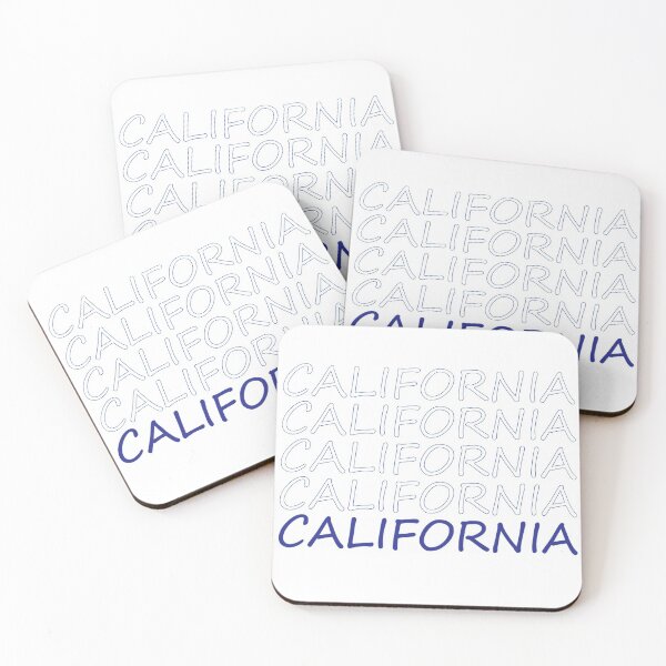 Item preview, California Repeating Blue Bold Uppercase  designed and sold by artbylukas.