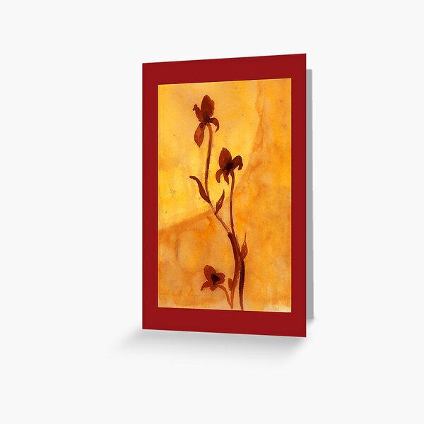 Flowers Against the Sun Greeting Card