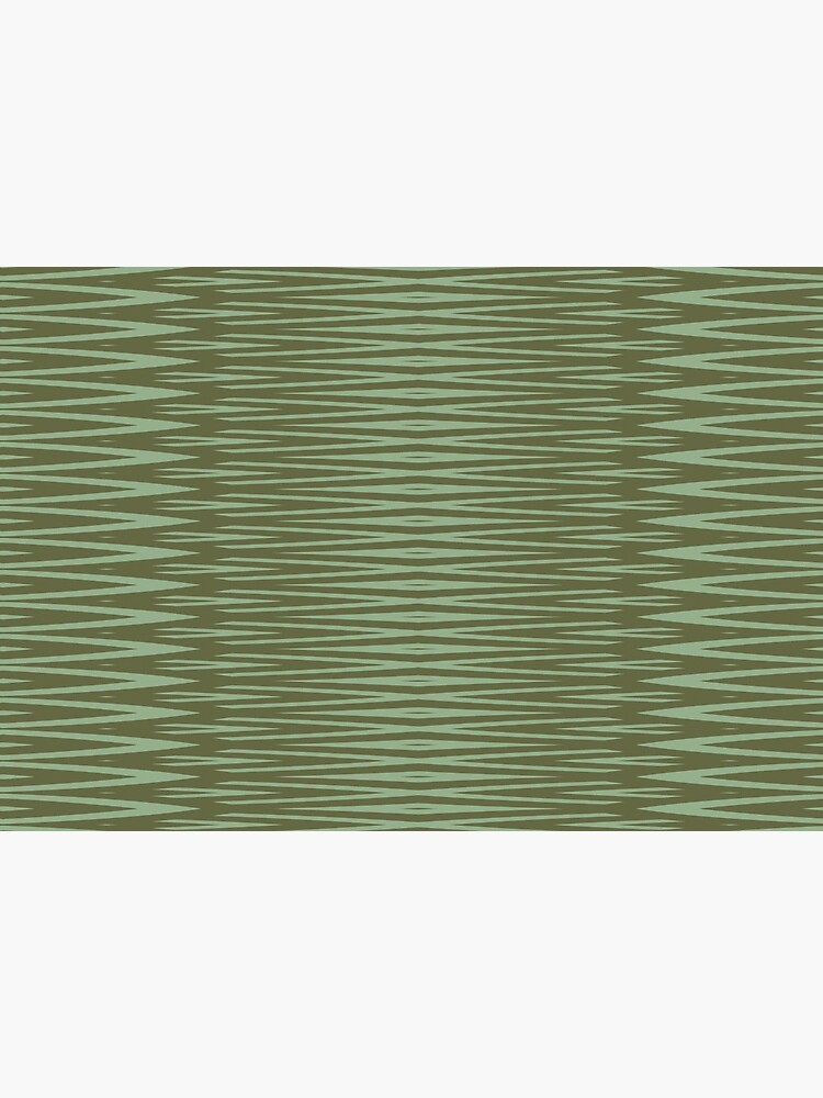 Olive Green Diamond Stripes Pattern by RootSquare
