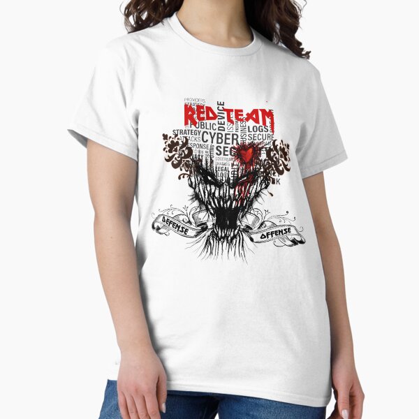 Item preview, Red Team - Offense by Defense - Skull - Metal designed and sold by clubtee.